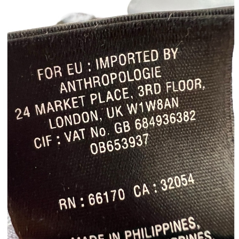 NWT Anthropologie The Essential Velvet Slim Trousers Blue Size 8‎ - Picture 12 of 12